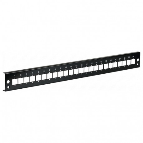 "EFB Frontblende 24xE2000Duplex, E2000 Compact (RDM) gerade Vers. Sw"