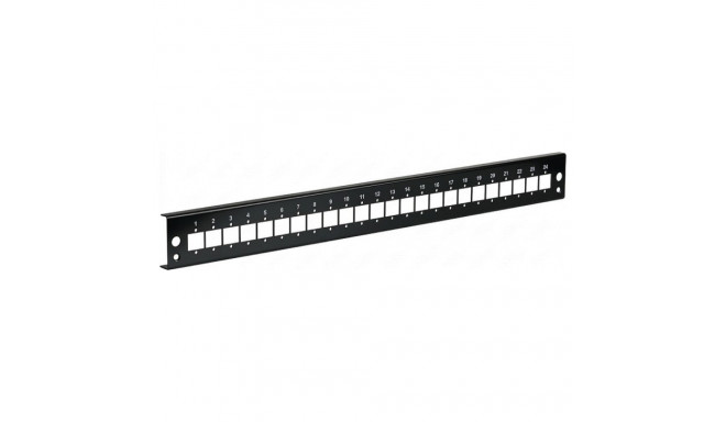 "EFB Frontblende 24xE2000Duplex, E2000 Compact (RDM) gerade Vers. Sw"