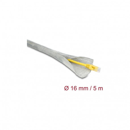 "Geflechtschlauch zur EMV Abschirmung selbstschließend 5 m x 16 mm"