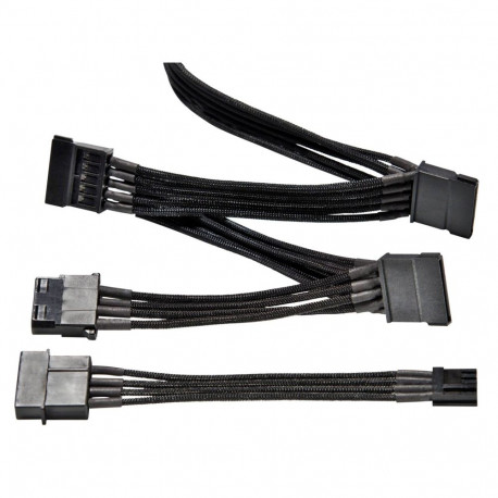 3x S-ATA + 1x HDD / FDD 70cm (schwarz)