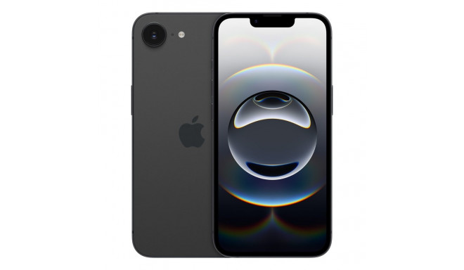 Apple nutitelefon iPhone 16e 15.5cm (6.1") topelt-SIM iOS 18 5G USB Type-C 128GB, must