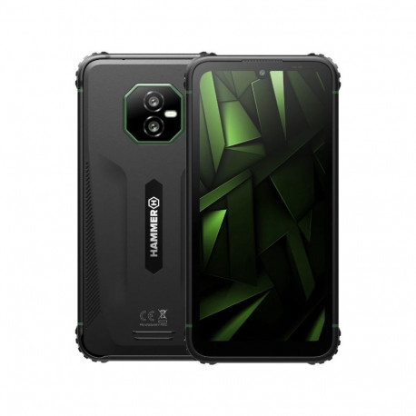 HAMMER nutitelefon Ranger 8/256GB 15.2cm (6") topelt-SIM Android 15 4G USB Type-C 5000mAh, must, roh