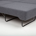 Sofa bed VESPER 2-seater, dark grey