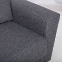 Sofa bed VESPER 2-seater, dark grey