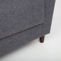 Sofa bed VESPER 2-seater, dark grey
