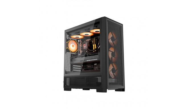 Computer Case - DarkFlash AIRNOVA Big Tower, 10 Fan Support, 395 mm GPU, Black
