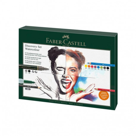 Art Supplies - Faber Castell FC-117520 12-Piece Watercolor Pencil Set