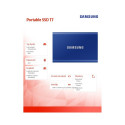SSD Portable T7 2TB USB 3.2 GEN.2 BLUE