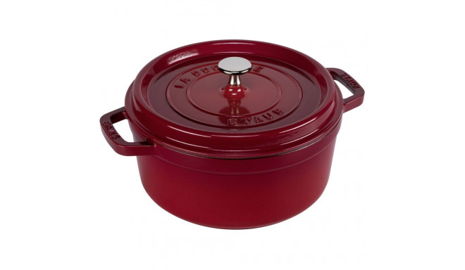 Staub ümmargune malmpott - 3.8 ltr, punane