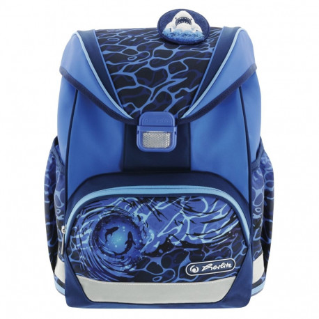 Vormiline koolikott Herlitz UltraLight Blue Shark, 36 x 28 x 21 cm