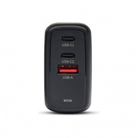Acer 67W PD GaN Charger, 2 x USB C and 1 x USB A, EU Plug, 100W USB C cable, Retail Pack