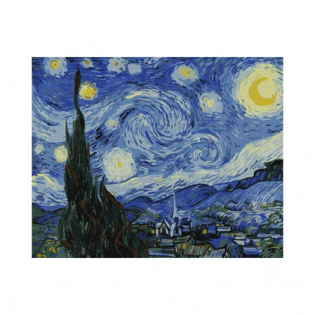 SET PAINTING BY NUMBERS VAN GOGH