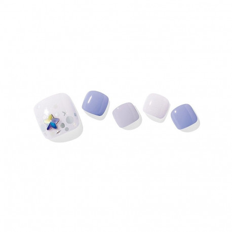 Geellakikleebiste pediküürikomplekt Ohora Semi Cured Gel Pedicure Strips (P Stella)