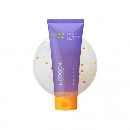 Puhastusvaht Neogen Dermalogy Double Vita Capsule Cleansing Foam