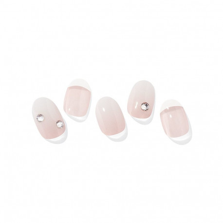 Geellakikleebiste maniküürikomplekt Ohora Semi Cured Gel Nail Strips (N Wedding Twinkle)