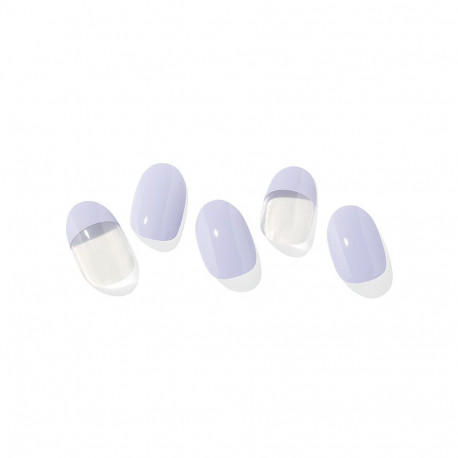Geellakikleebiste maniküürikomplekt Ohora Semi Cured Gel Nail Strips (N Milky Taro)