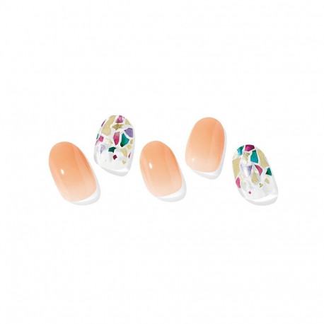 Geellakikleebiste maniküürikomplekt Ohora Semi Cured Gel Nail Strips (N Melusine)