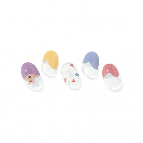 Ohora Semi Cured Gel Nail Strips (N Squirrel Garden)