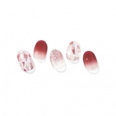 Geellakikleebiste maniküürikomplekt Ohora Semi Cured Gel Nail Strips (N Brilliant)