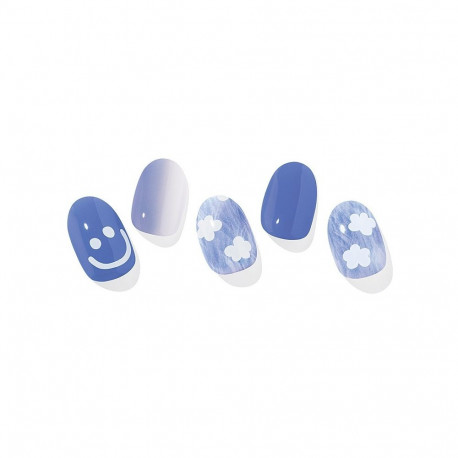 Geellakikleebiste maniküürikomplekt Ohora Semi Cured Gel Nail Strips (N Cotton Cloud)