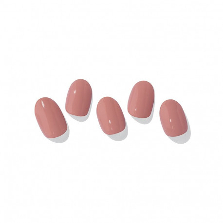 Geellakikleebiste maniküürikomplekt Ohora Semi Cured Gel Nail Strips (N Ash Pink)