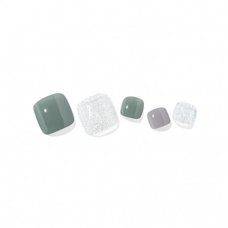 Geellakikleebiste pediküürikomplekt Ohora Semi Cured Gel Pedicure Strips (P Ice Mint)
