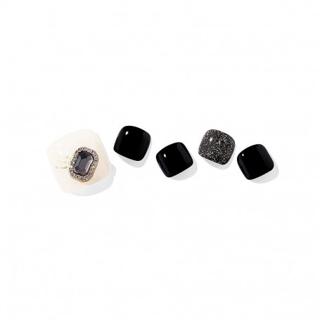 Geellakikleebiste pediküürikomplekt Ohora Semi Cured Gel Pedicure Strips (P Brooch)