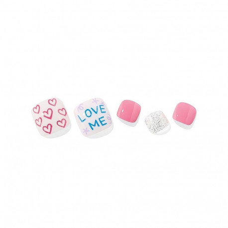 Geellakikleebiste pediküürikomplekt Ohora Semi Cured Gel Pedicure Strips (P Sweetie Pie)