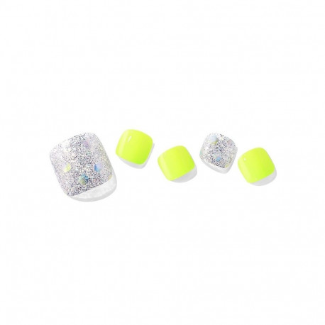 Geellakikleebiste pediküürikomplekt Ohora Semi Cured Gel Pedicure Strips (P Neon Light)