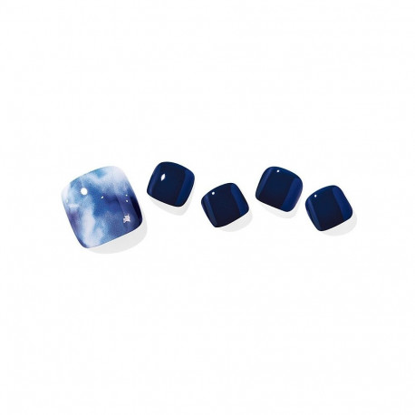 Geellakikleebiste pediküürikomplekt Ohora Semi Cured Gel Pedicure Strips (P Blue Water)