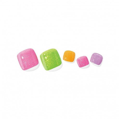 Geellakikleebiste pediküürikomplekt Ohora Semi Cured Gel Pedicure Strips (P Ade)