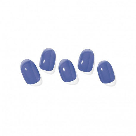 Geellakikleebiste maniküürikomplekt Ohora Semi Cured Gel Nail Strips (N Tint Bluesy)