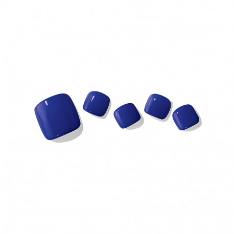 Geellakikleebiste pediküürikomplekt Ohora Semi Cured Gel Pedicure Strips (P Cobalt Blue)