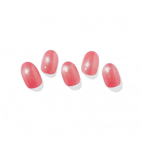 Geellakikleebiste maniküürikomplekt Ohora Semi Cured Gel Nail Strips (N Vivid Rosy)
