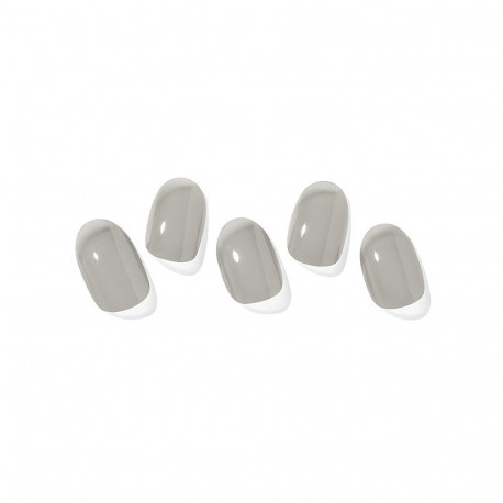Geellakikleebiste maniküürikomplekt Ohora Semi Cured Gel Nail Strips (N Tint Gray)