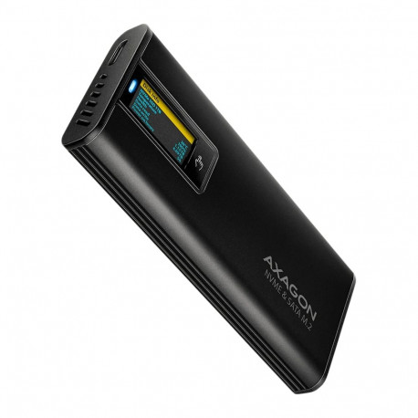 EEM2-SD2B USB-C 10Gbps-M.2 NVMe & SATA SSD DISPLAY box
