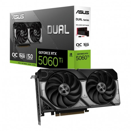 Graphics Card - ASUS Dual RTX 5060 Ti 16GB GDDR7 7680x4320 2602MHz