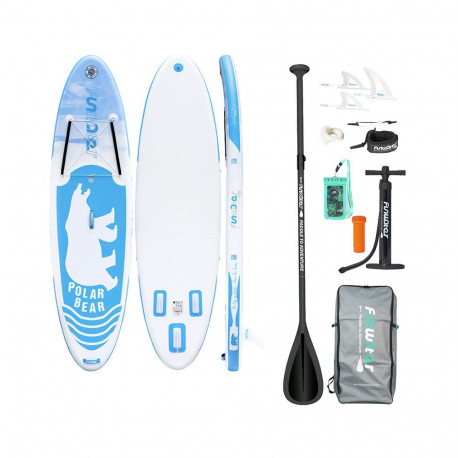 Paddleboard - FunWater SUPFW07A 320x83x15cm, non-slip, removable fins, blue