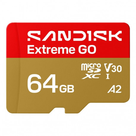 SanDisk microSDXC mälukaart Extreme GO 64GB UHS-I