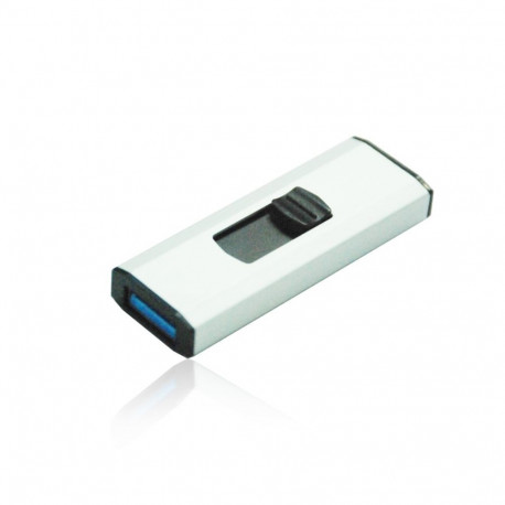 MediaRange mälupulk MR919 256GB USB Type-A 3.2 Gen 1 (3.1 Gen 1), must, hõbedane