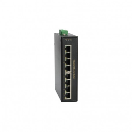 LevelOne 8-pordiline kiire ethernet PoE tööstuslüliti 4 PoE-väljundit 802.3at/af PoE 126W -40°C to 7