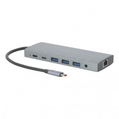 Mobilis 020028 laptop dock/port replicator Wired USB 3.2 Gen 1 (3.1 Gen 1) Type-C Grey