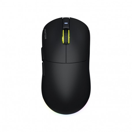 HATOR Quasar 3 Ultra 8K+8K Wireless Gaming Mouse, 2.4 GHz + Bluetooth + USB, Optical 100M Switches, 