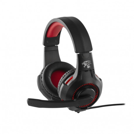 Preo 125085402 headphones/headset Wired Head-band Gaming Black, Red