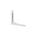 InLine Bracket for split air conditioner outdoor unit or heat pump, white