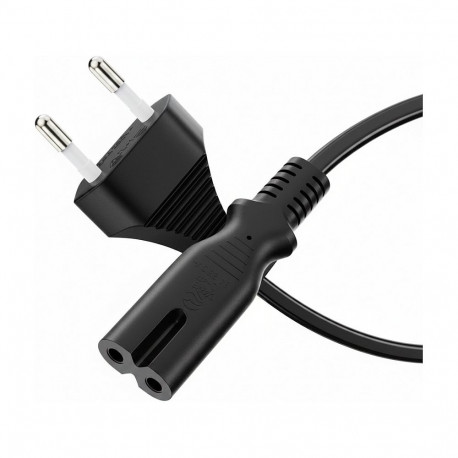 "EFB Elektronik Euro-C7 power cord 180 black 3 m 2 x 0.75 mm EK502.3V2 - 3 m"