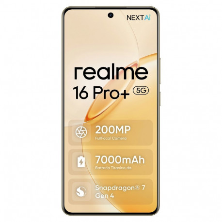"Realme 16 Pro+ 5G Dual Sim 12RAM 512GB gold"
