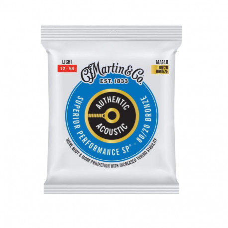 Martin MA140 Light (12-54) - acoustic guitar strings