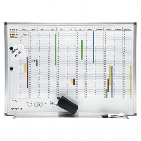 Genie magnettahvel 11512 770 x 560mm, valge