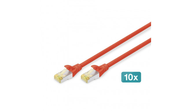Digitus CAT 6A S/FTP patch cable, 10 pieces